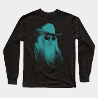 Leon Russell // 90s Aesthetic Design Long Sleeve T-Shirt